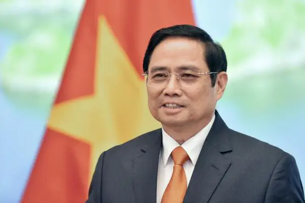 El primer ministro de Vietnam, Pham Minh Chinh,
