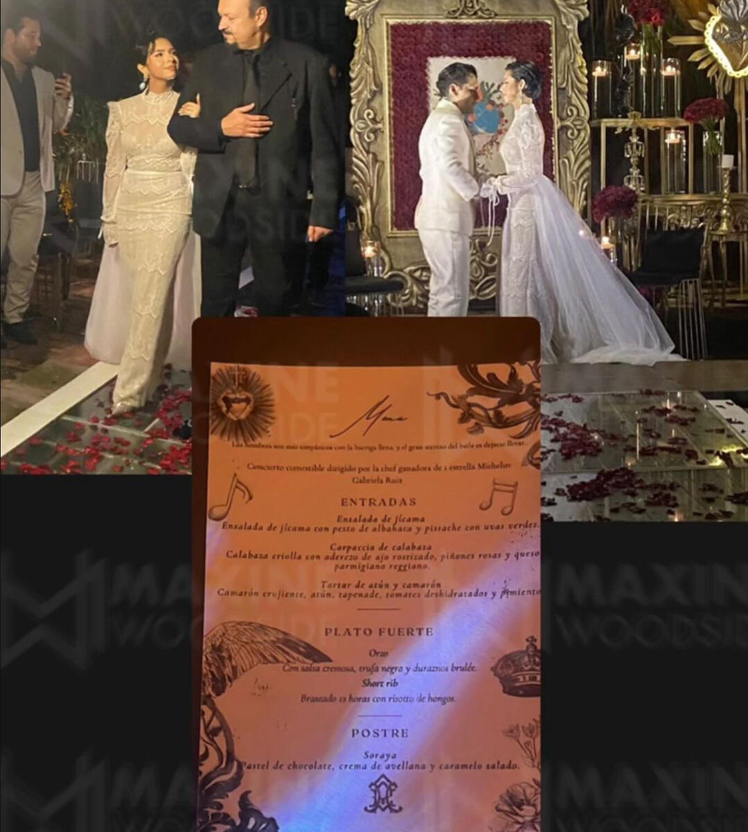 Filtran fotos de la boda de Christian Nodal y Ángela Aguilar