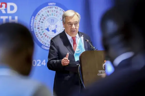 António Guterres, Secretario de la ONU llama a la paz en Ucrania