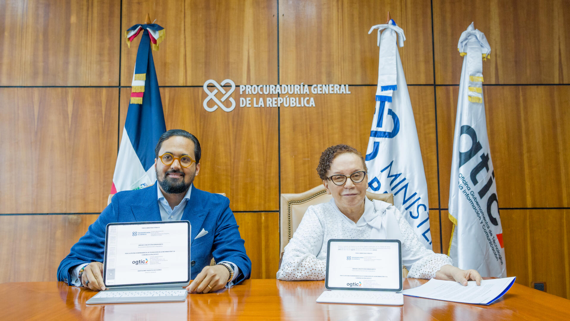 MP y OGTIC firman acuerdo para implementar Firma Digital