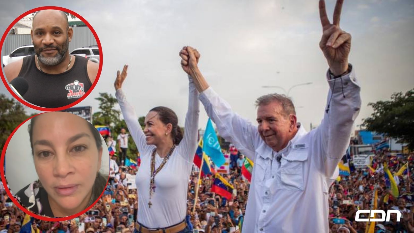 Venezolanos rechazan orden de arresto contra Edmundo González