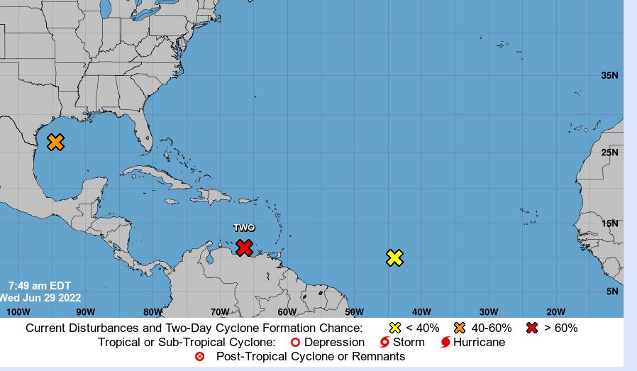 Potencial ciclón avanza por el sur del Caribe