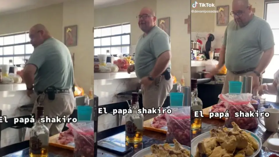 "Papá Shakiro": Hombre baila "Te Felicito" en TikTok y rompe las redes
