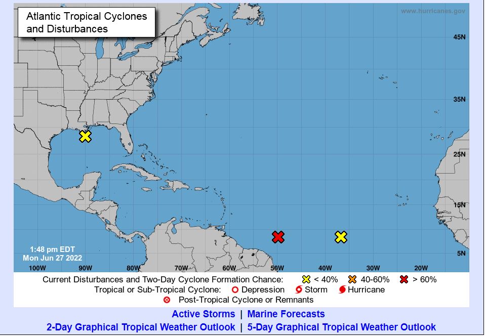Onda tropical puede afectar como ciclón al Caribe y parte de Venezuela