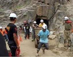 Comisión diputados desciende a mina del Larimar en Barahona
