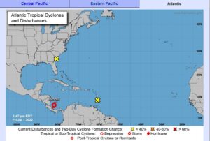 Bonnie, una tormenta atlántica que se hará huracán en el Pacífico