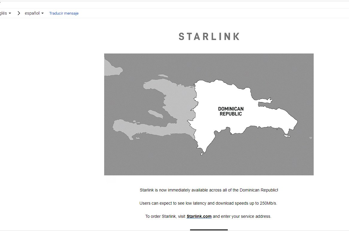 Starlink llegó a RD y este es el costo de servicio e instalación