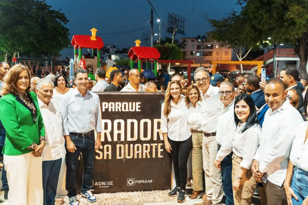 Popular y ADN inauguran Parque Mirador Rosa Duarte