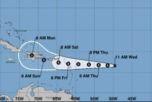 Nueva depresión tropical impactará en territorio dominicano