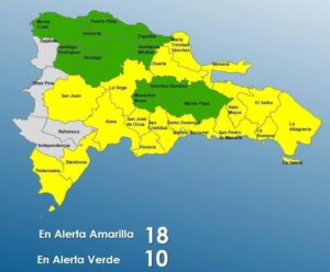 COE mantiene 28 provincias en alerta por tormenta tropical Ian