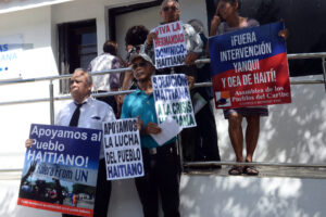 Colectivos de RD entregan carta a la ONU en Solidaridad con Haití