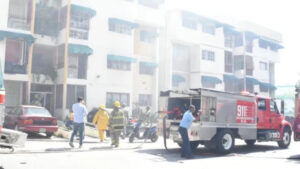 Explosión en edificio de viviendas en el sector Don Bosco