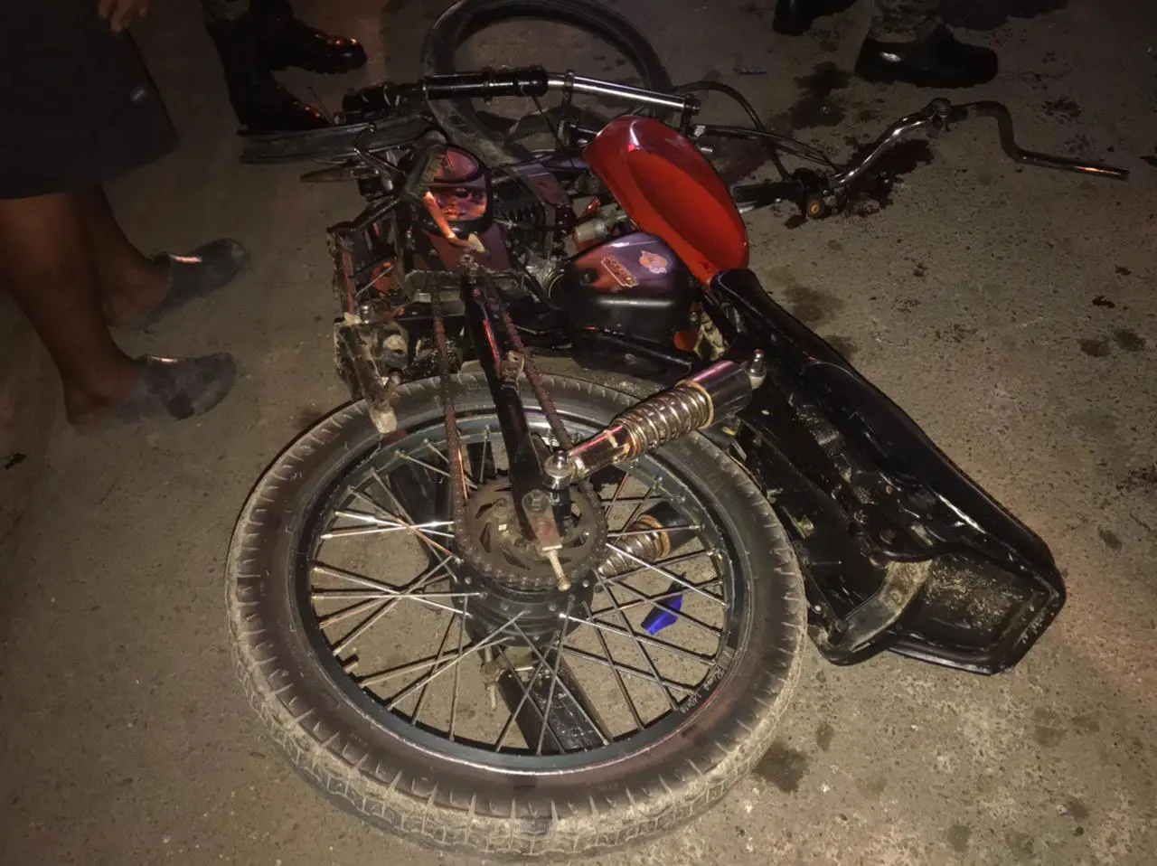 Colisión de motos en Cotuí deja un muerto y dos heridos