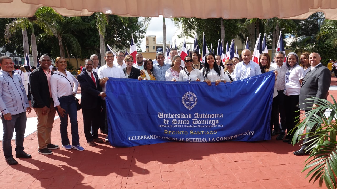 UASD Santiago conmemora el 178 aniversario de la Constitución