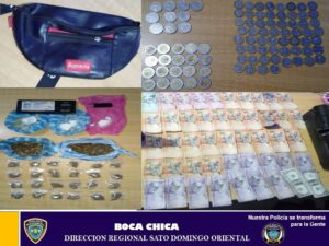 PN apresa en Boca Chica dos hombres con supuesta marihuana y crack
