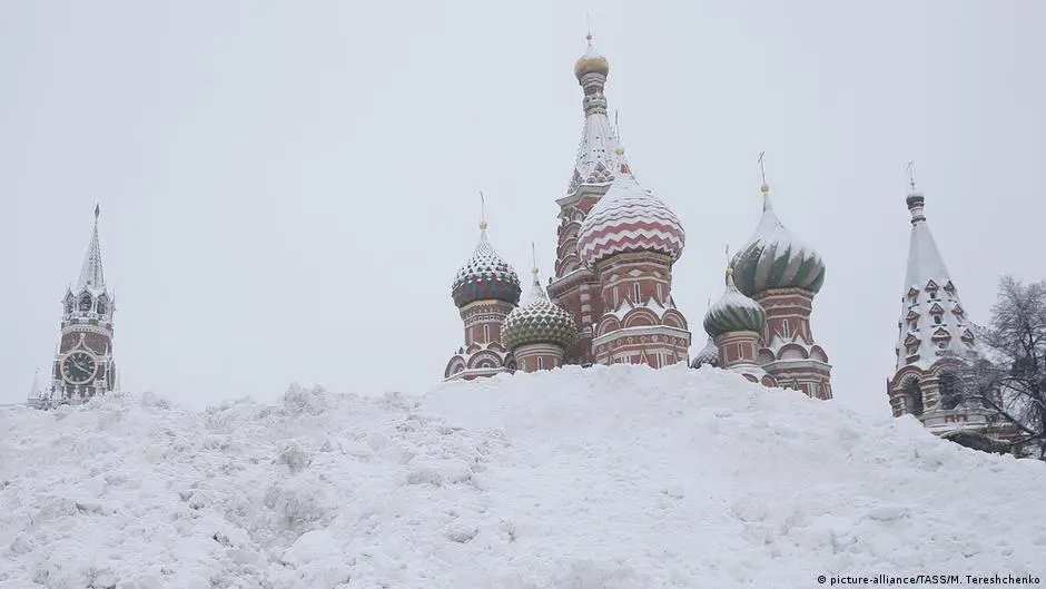 Moscú vive la mayor nevada del siglo XXI