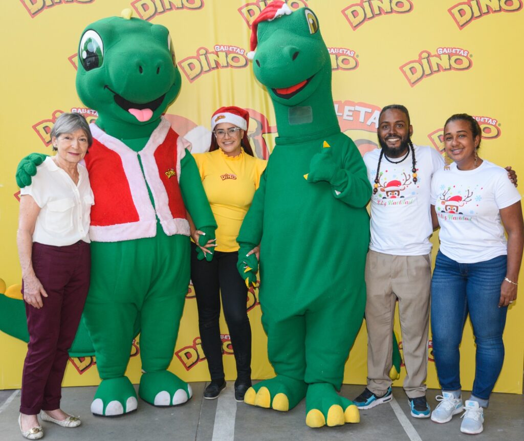Dino Cookies celebrates Christmas bringing joy to more than 300 children