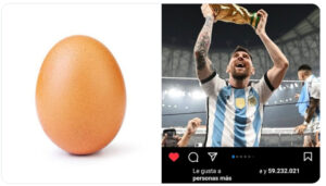 Messi supera al huevo y genera un nuevo récord