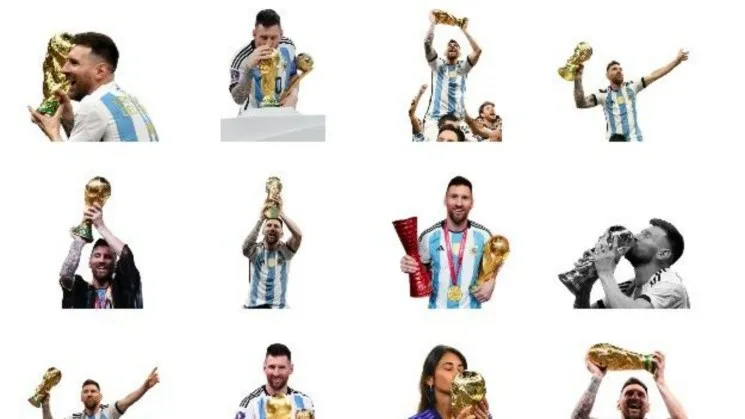 How to download the stickers of Messi with the Cup for WhatsApp?