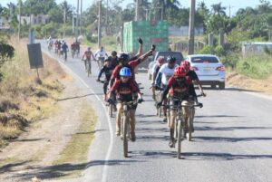 Realizan Ruta Ciclística en Guerra por la preservación de los Humedales    