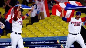 Puerto Rico celebra victoria en Clásico Mundial de Béisbol