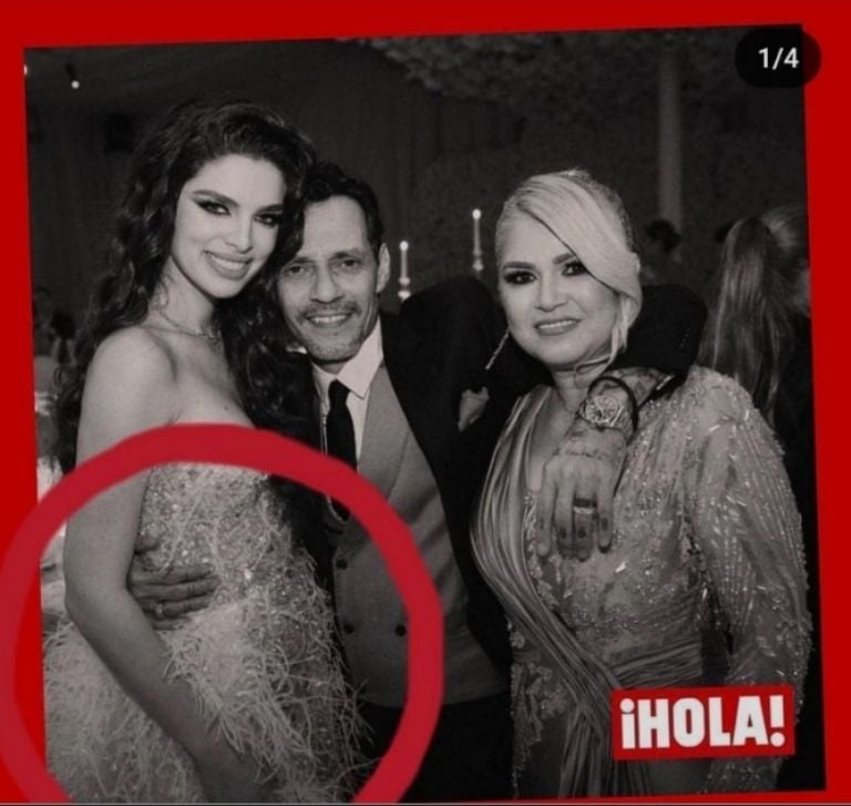 La exclusiva foto con la que afirman que Nadia Ferreira estaría embarazada de Marc Anthony