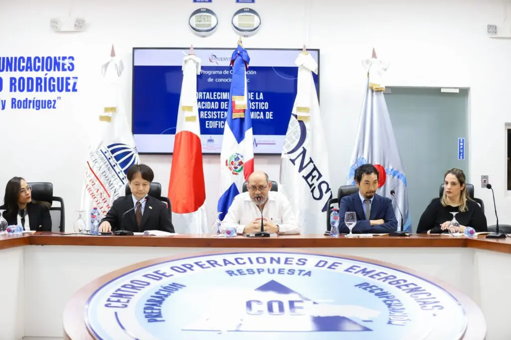 Japón y RD colaboran para fortalecer resistencia ante futuros terremotos