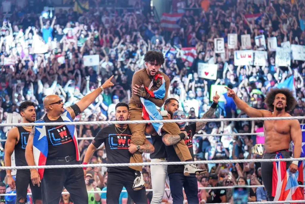 La fiesta más latina de la WWE con victoria de Bad Bunny en Backlash