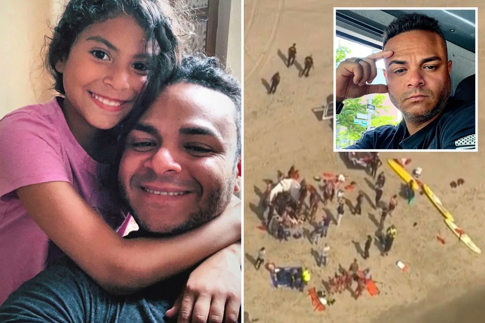 Bombero dominicano muere ahogado mientras intentaba salvar a su hija