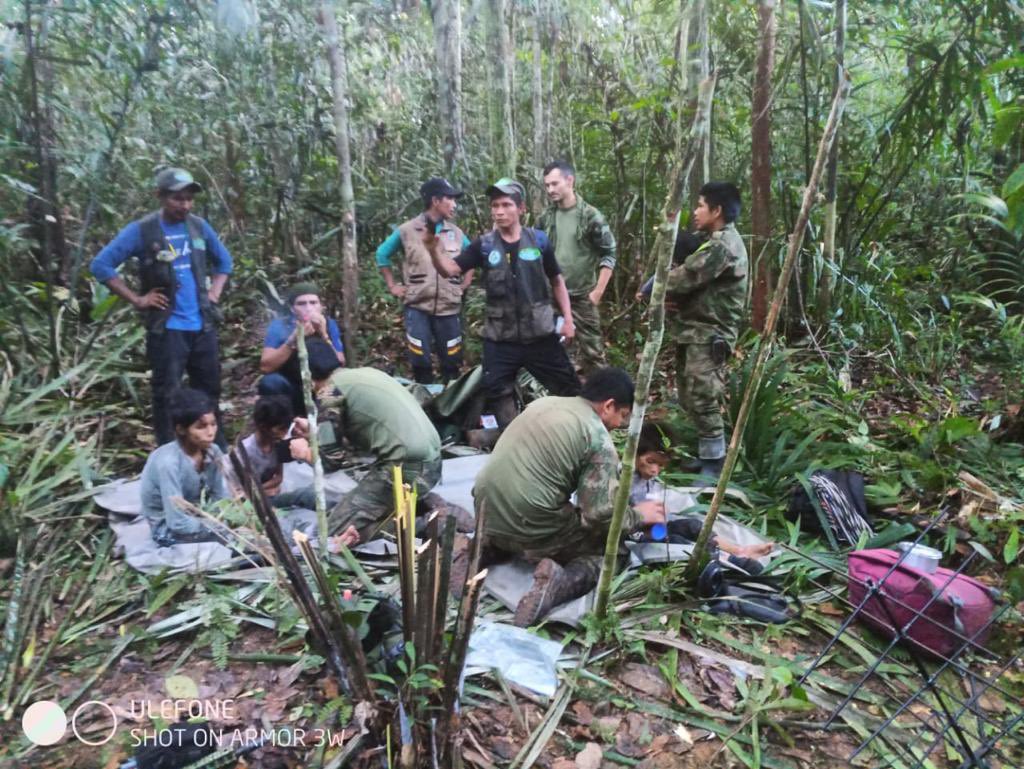 Revelan qué comían los cuatro niños perdidos en la selva colombiana 