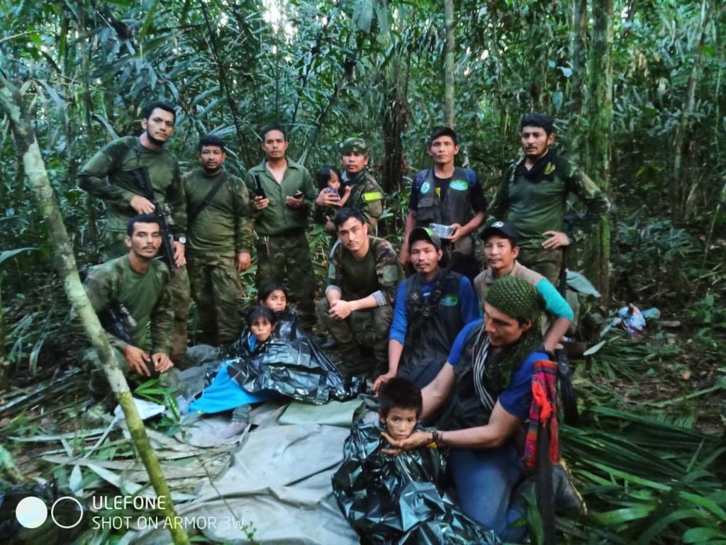 Revelan qué comían los cuatro niños perdidos en la selva colombiana 
