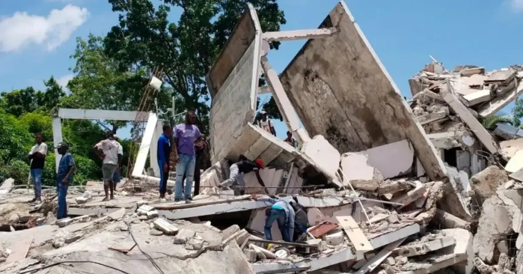 Al menos tres muertos y varios heridos por sismo en Haití FOTO: FUENTE EXTERNA