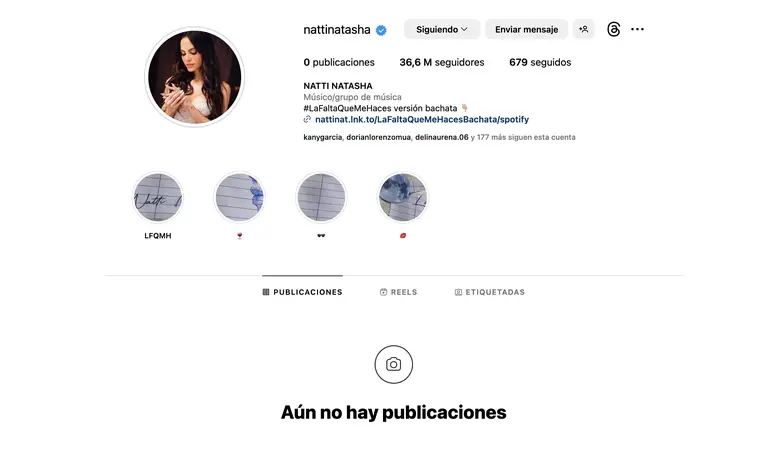 Natti Natasha borra sus fotos de Instagram tras supuesto contenido íntimo