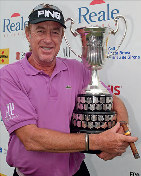 Golfista español Miguel Angél Jiménez