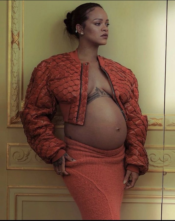 Hasta con los ojos claros: así es la nueva hija de Rihanna