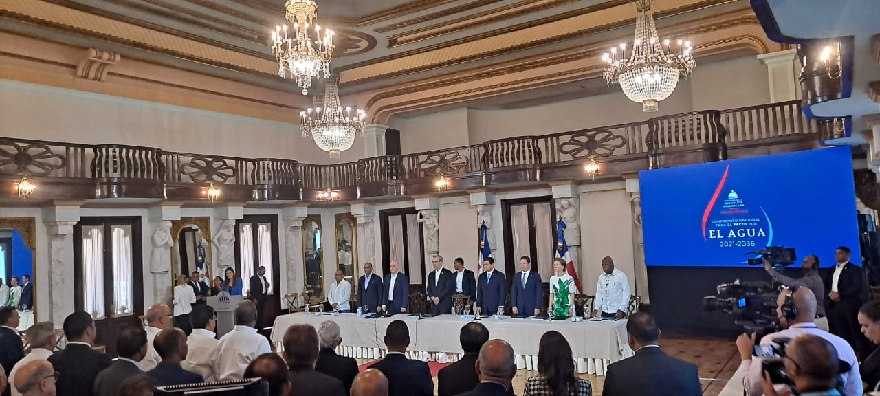 Pacto Dominicano por el Agua se firmará el lunes 14