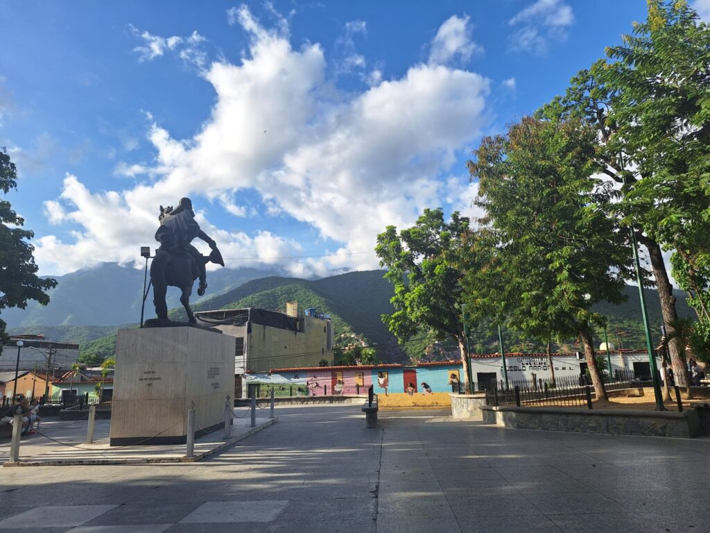 Parque Bolivar en Guarenas