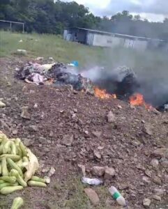 Haití crea fosa para incinerar productos y mercancía provenientes de RD