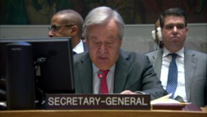 Israel: secretario general ONU 