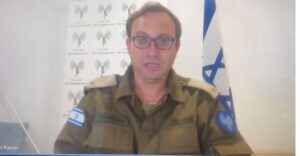 Roni Kaplan, portavoz de las Fuerzas de Defensa de Israel (FDI)