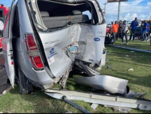 Turista española fue la víctima de accidente en Bávaro; Tres alemanes heridos