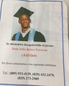 Reportan joven de Vicente Noble tiene una semana desaparecido