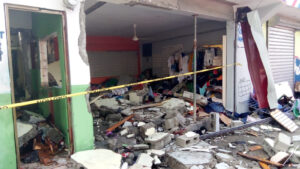 Explosión de un tanque de gas en Palenque San Cristóbal