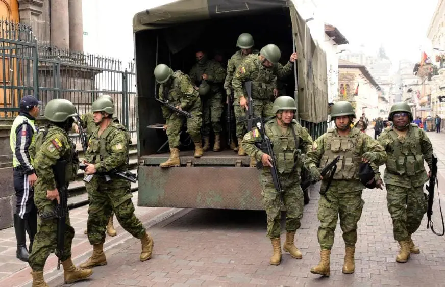 Más de 2.500 detenidos en Ecuador en 11 días de conflicto