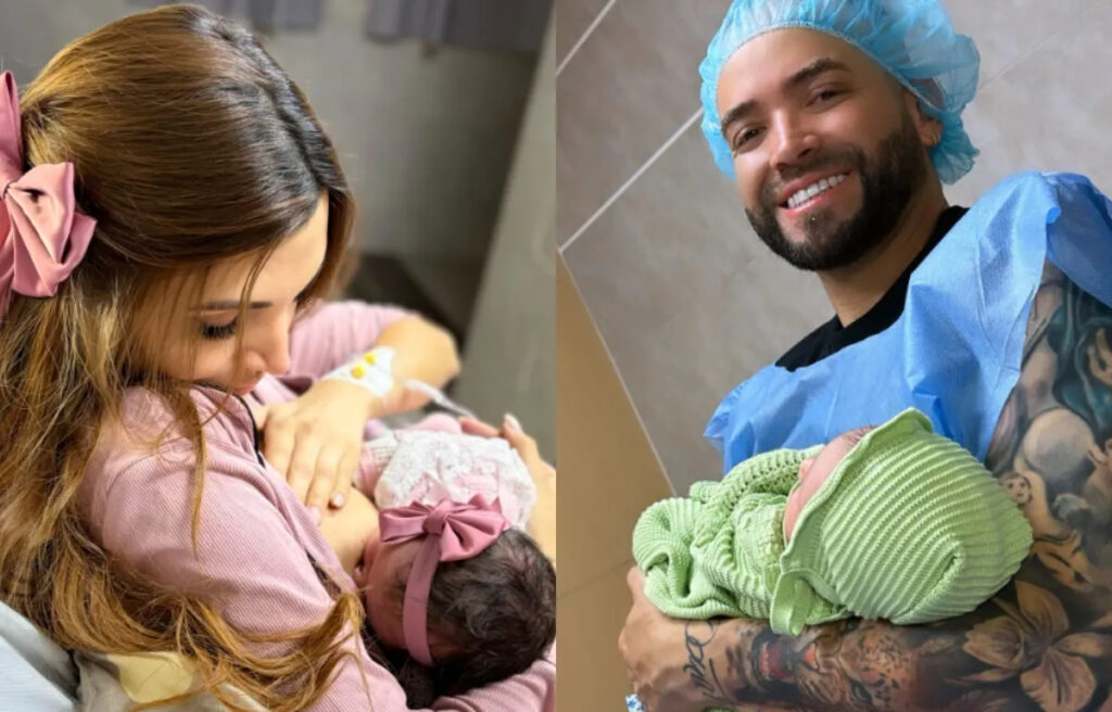 Nacho comparte las primeras fotos de su hija recién nacida