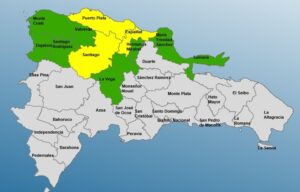 COE coloca a tres provincias en alerta amarilla y ocho en verde