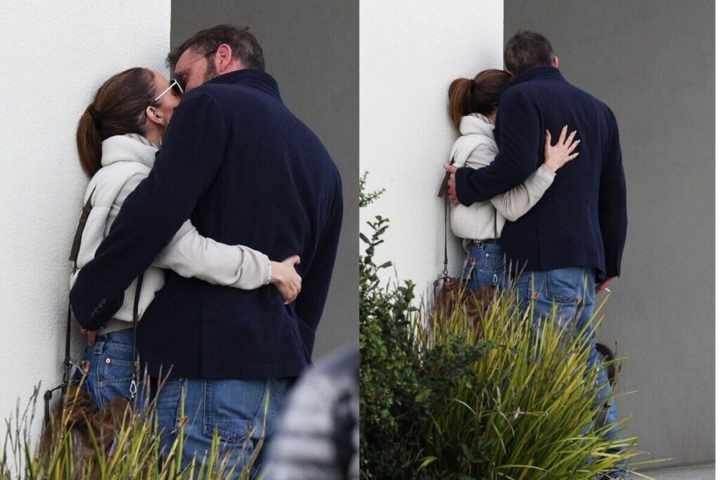 Jennifer Lopez y Ben Affleck captados besándose apasionadamente