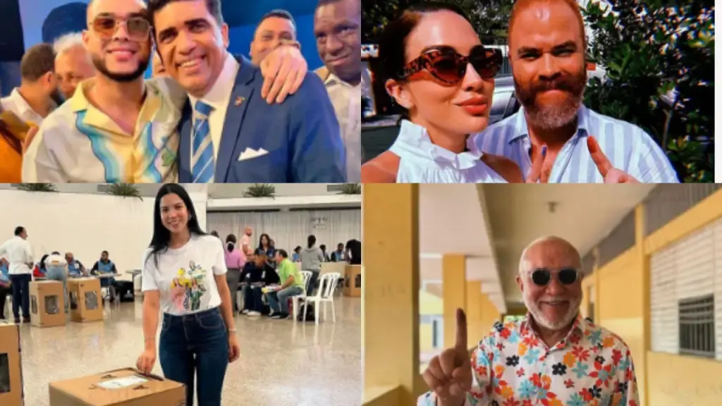 Celebridades dominicanas que hicieron pública su participación en el voto