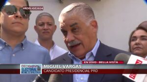 Miguel Vargas denuncia el Gobierno ha puesto todo su instrumento a favor de sus candidatos