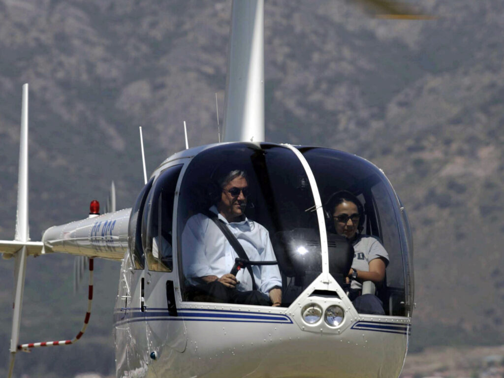 Sebastián Piñera ya había pasado un par de sustos en el helicóptero 